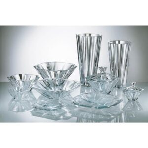 Wazon kryształowy na nodze 43,5 cm METROPOLITAN - obrazek 2