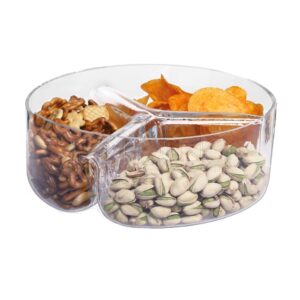 Salaterka dzielona na przekąski 24x8 cm GLAMOUR - obrazek 1