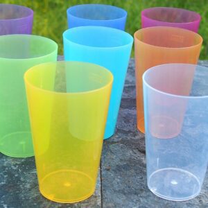 Talerze plastikowe 6x22 cm mix kolor Weekend - obrazek 5