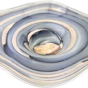 Patera talerz falowany na owoce ciasto 31x28 cm - obrazek 1