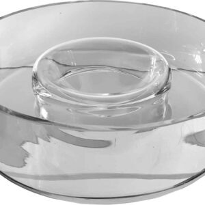 Salaterka z miejscem na dip 30x8 cm - obrazek 1