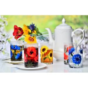 Szklanki kwiaty polskie 250 - obrazek 12