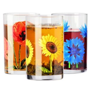 Szklanki kwiaty polskie 250 - obrazek 4