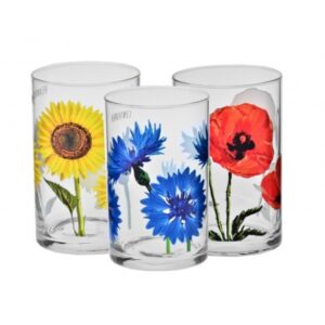 Szklanki kwiaty polskie 250 - obrazek 1