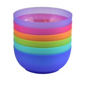 Miski 600 ml plastikowe 6 szt mix kolor Weekend - obrazek 1