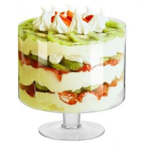 Patera prosta na nodze Glamour 19,5 cm - obrazek 2