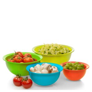 Zestaw misek kuchennych z cedzakiem mix kolor Obs. - obrazek 2