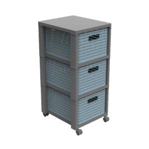 Regał 3 szuflady COUNTRY Horizon blue (1 ) Ob. - obrazek 1