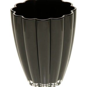 WAZON BLOOM D14 H17 BLACK - obrazek 1