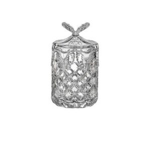 BOHEMIA POJEMNIK KRYSZTAŁOWY Z MOTYLEM 230MM - obrazek 1