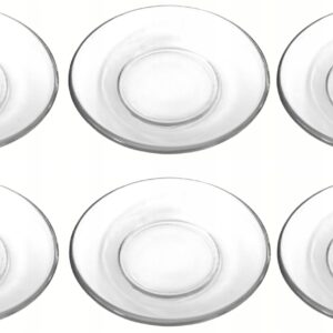 Talerzyki deserowe Glasmark Spodki szklane 10 cm 6 sztuk - obrazek 4