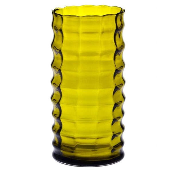 Wazon w optyku pionowym oliwka h-30 cm