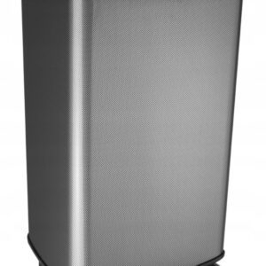 Kosz na śmieci Rotho Paso 40 l czarno-szarym z efektem karbonu - obrazek 1