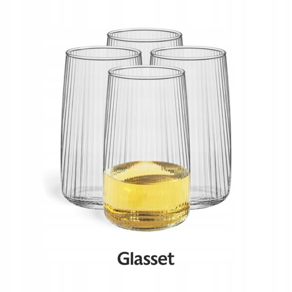 Szklanka typu gruszka optyk 480ml