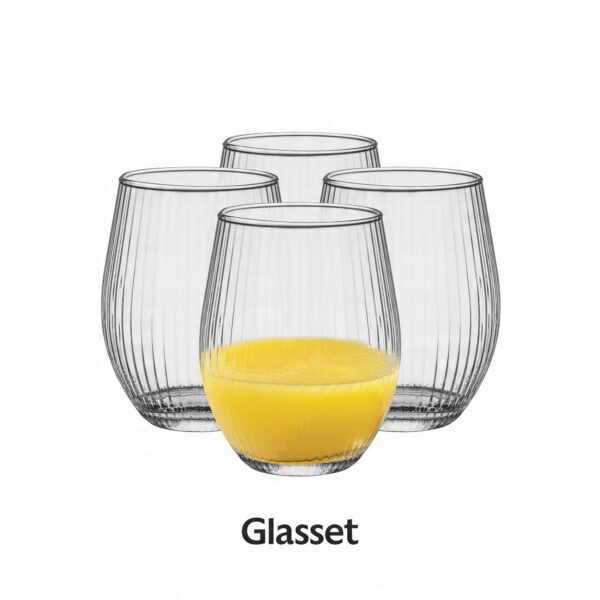 Szklanki typu gruszka optyk 580ml