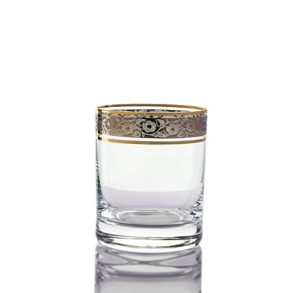 PRESTIGE SZKLANKA 320ML ZŁOTO PLATYNA 6SZT