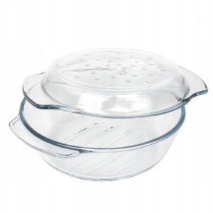 Naczynie żaroodporne okrągłe Termisil Grill & Drop System 2,4 L - obrazek 1