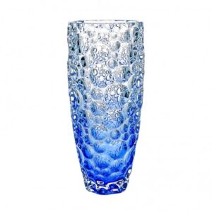 LISBOA OMBRE BLUE WAZON 350MM – kryształowy wazon w odcieniach błękitu - obrazek 1