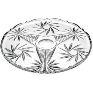 Ekskluzywny talerz kryształowy NOVA OLD PINWHEEL 31 cm – ponadczasowa elegancja - obrazek 1