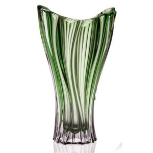 Bohemia Plantica Green – elegancki wazon 320 mm - obrazek 1