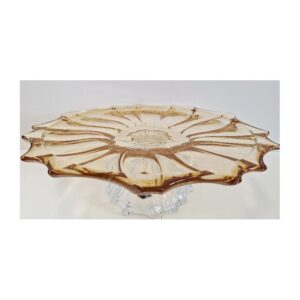 Ekskluzywny talerz dekoracyjny Plantica Amber 360 mm - obrazek 1