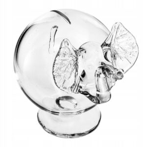 Skarbonka Szklana Słoń – Huta Szkła Sigma - obrazek 1