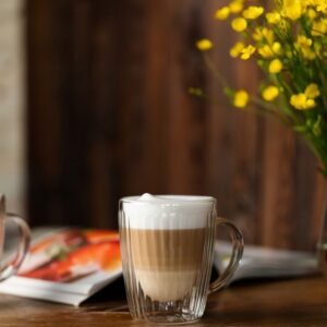 KOMPLET 2 SZKLANEK Z UCHEM 250 ml – LIVIO DUO - obrazek 2