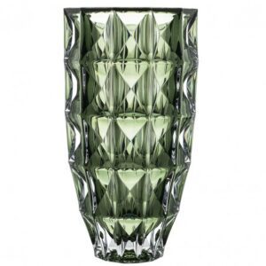 BOHEMIA DIAMOND SMOKEY GREEN WAZON 280MM - obrazek 1
