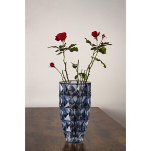 BOHEMIA DIAMOND SMOKEY BLUE WAZON 280MM - obrazek 3