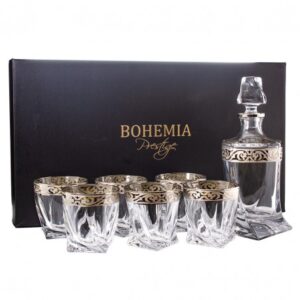 Bohemia Prestige Baroko Platinum – Zestaw do Whisky 1+6 - obrazek 1
