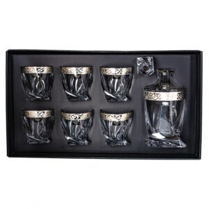 Bohemia Prestige Baroko Platinum – Zestaw do Whisky 1+6 - obrazek 2