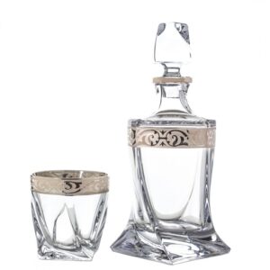 Bohemia Prestige Baroko Platinum – Zestaw do Whisky 1+6 - obrazek 4