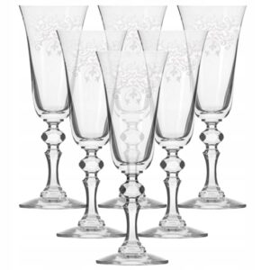 Kieliszki do szampana 6x150ml Krista deco - obrazek 1