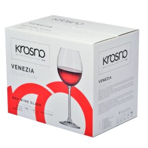 Kieliszki do wina czerwonego 6x350 ml Venezia - obrazek 5