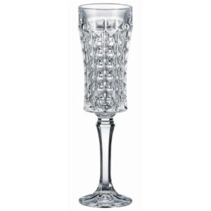Kieliszki kryształowe do szampana 6x120 ml DIAMOND - obrazek 1