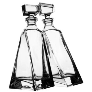 Kryształowe karafki 2x500 ml LOVERS - obrazek 1