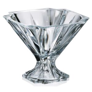 Salaterka kryształowa na nodze 30,5 cm METROPOLITAN - obrazek 1