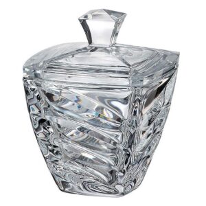 Bomboniera kryształowa 14 cm FACET - obrazek 1