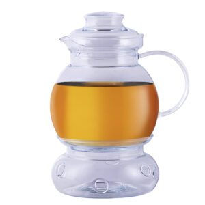 Dzbanek do herbaty i kawy z podgrzewaczem szklany TERMISIL 1,5 l - obrazek 6