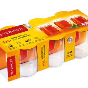 Szklanki żaroodporne 6x250 ml Baryłka - obrazek 1