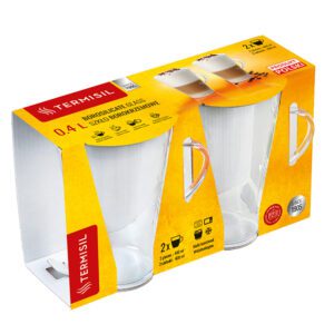 Kubki żaroodporne 2x400 ml Caffe Latte - obrazek 1
