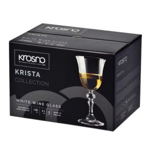 Kieliszki do wina białego 6x150ml Krista - obrazek 4