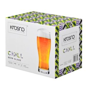 Szklanki do piwa 6x500 ml CHILL Krosno - obrazek 5
