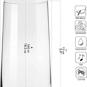 Szklanki do napojów 6x540 ml AVANT-GARDE - obrazek 3