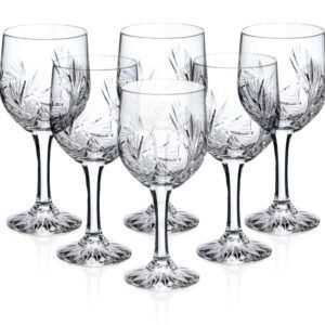 Kieliszki goblet do wina kryształowe 6x240 ml MŁYNEK - obrazek 1
