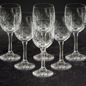 Kieliszki do wina kryształowe 6x170 ml MŁYNEK - obrazek 3