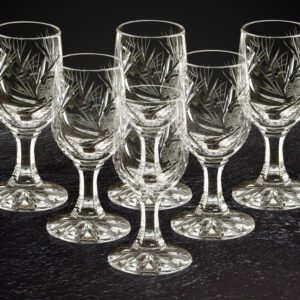 Kieliszki do wódki kryształowe 6x25 ml MŁYNEK - obrazek 3