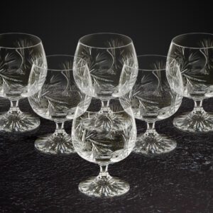 Kieliszki do koniaku kryształowe 6x170ml MŁYNEK - obrazek 3