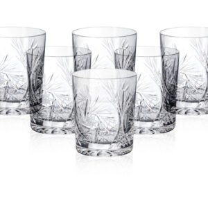 Szklanki do whisky kryształowe 6x180 ml MŁYNEK - obrazek 1