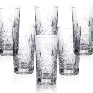Szklanki do drinków napoi kryształowe 6x320 ml MŁYNEK - obrazek 1